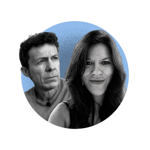 Mónica García Prieto y Javier Espinosa